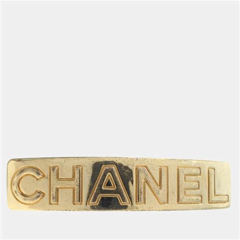 chanel clip on clothes|chanel hair clip vintage.